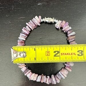 Purple Stone Beaded Bracelet